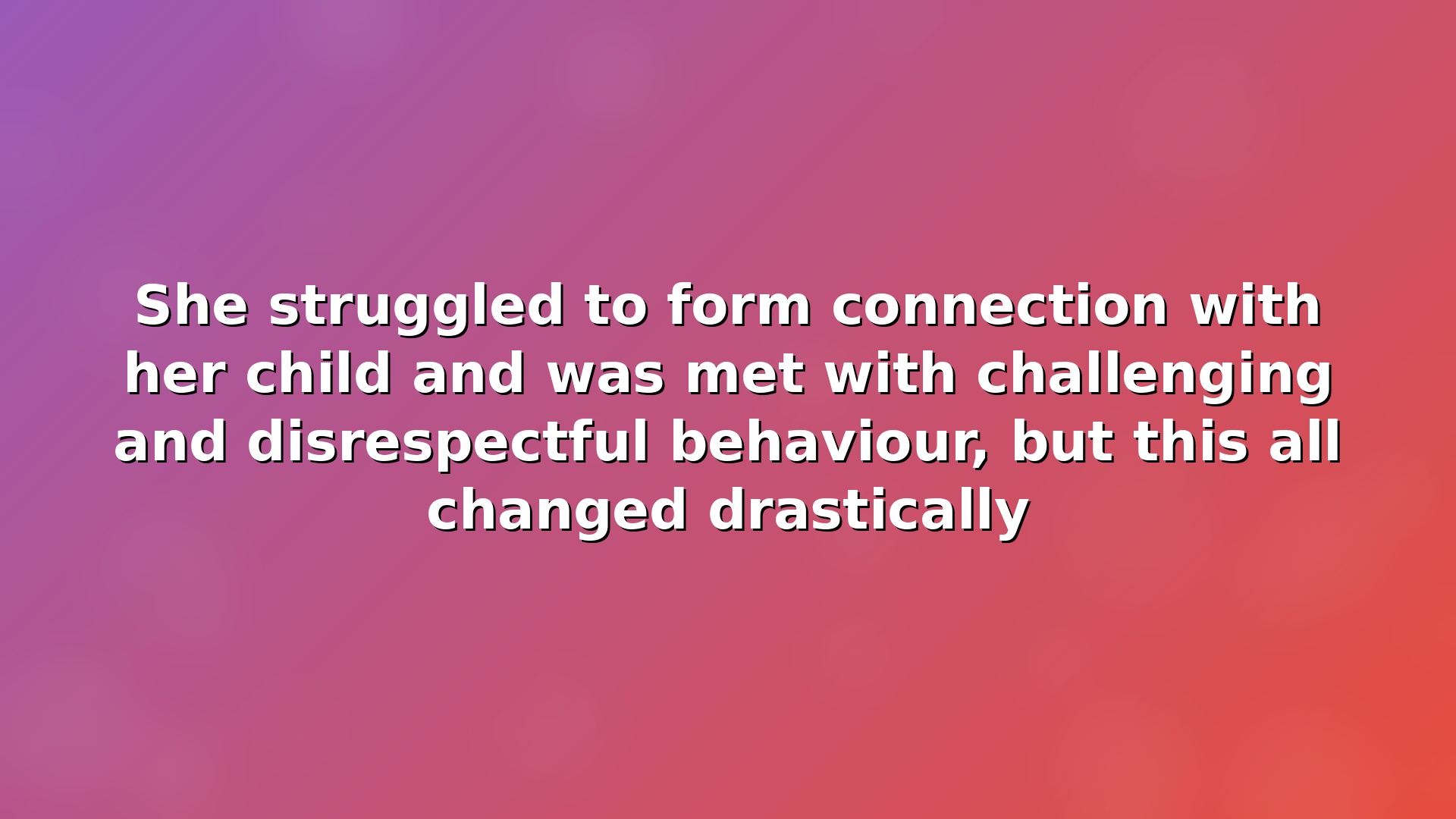 Video testimonial: This mother tried so hard, nothing worked... until she did this